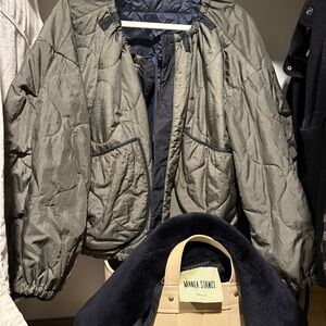Marfa Stance Parachute Quilted Bomber Jacket